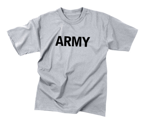 Kids Grey ARMY PT T-Shirts  $11.95