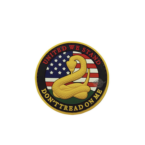 Don't Tread On Me PVC Patch with Hook Backing  $6.00