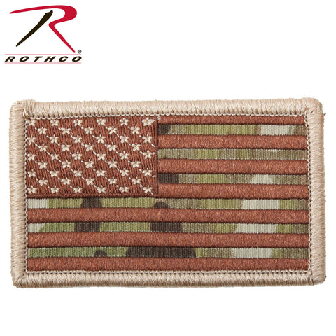 U.S. Flag Multicam Patch with Hook Backing  $6.00