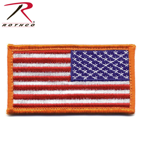 U.S. Flag Red/White/Blue Reverse Patch with Hook Backing  $6.00