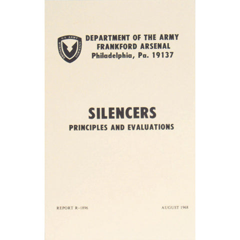 Silencers Principles and Evaluation  $9.95