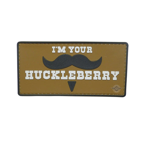 I'm Your Huckleberry PVC Patch with Hook Backing $6.00