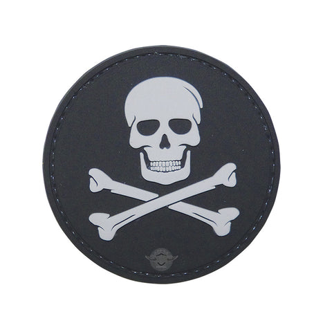 Jolly Roger PVC Patch with Hook Backing  $6.00