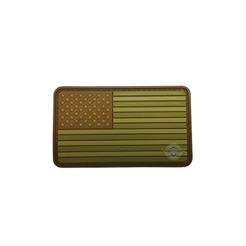 U.S. Flag Multicam PVC Patch with Hook Backing $6.00
