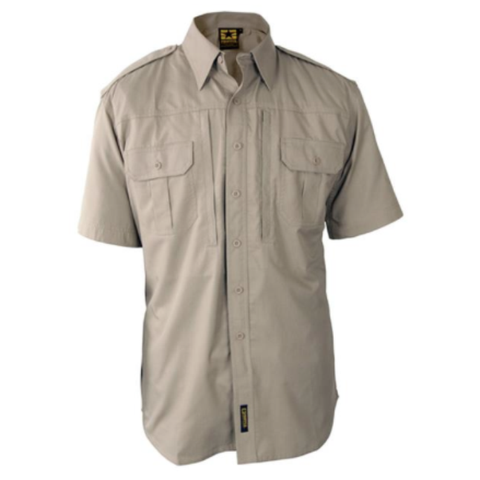Mens Lightweight Tactical Shirts - Short sleeve - Khaki $49.95